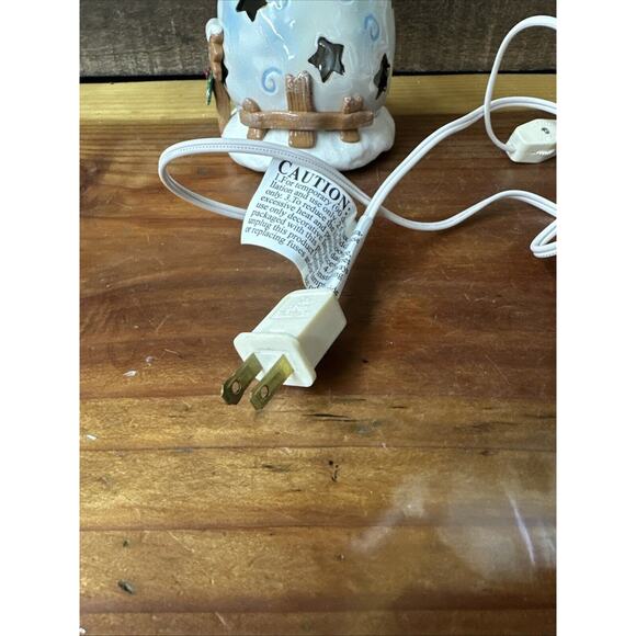 Enchanted Forest Lighted Snowman With Nest In Box - Picture 7 of 8